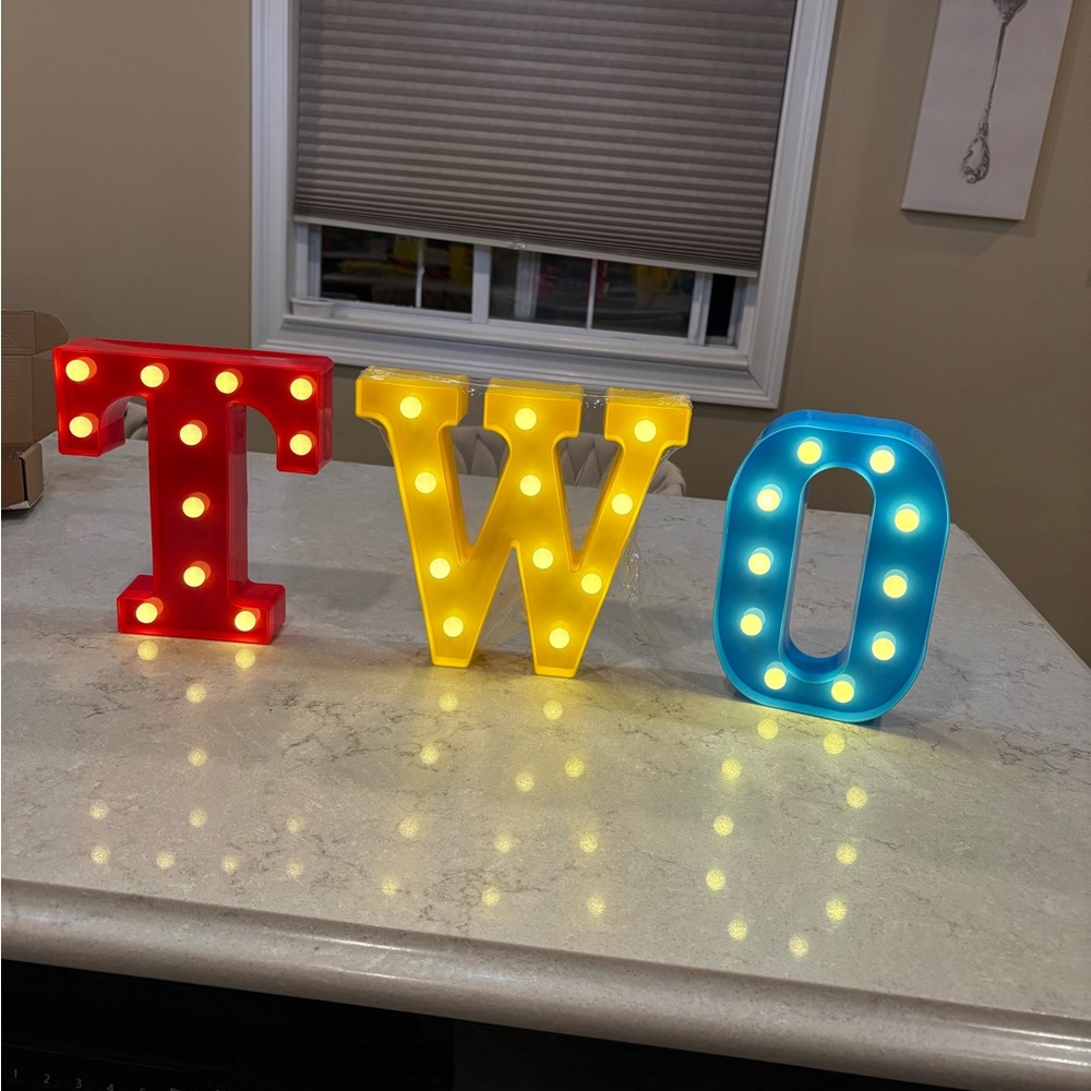 Colorful LED Marquee Letters - Picture 2 of 4